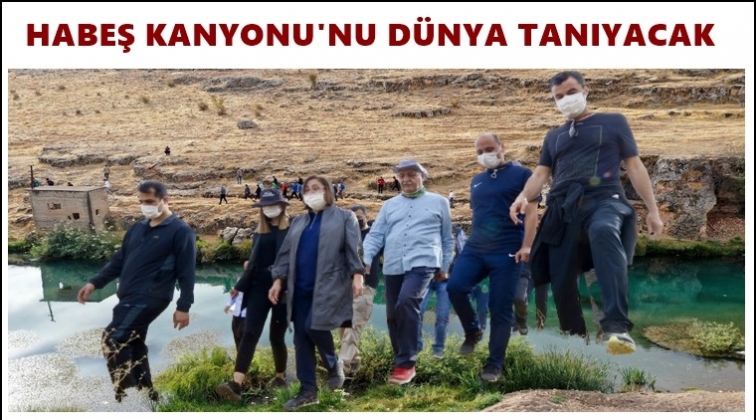 Habeş Kanyonu&rsquo;nda doğa y&uuml;r&uuml;y&uuml;ş&uuml;...