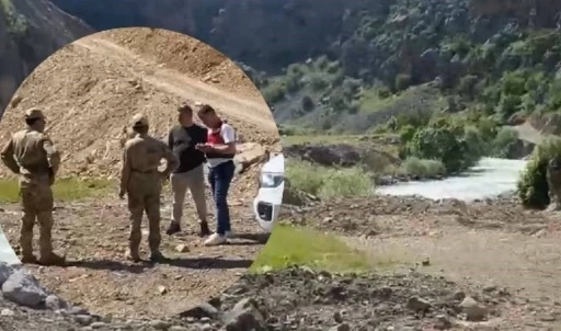 Hakkari'de serinlemek için dereye giren genç akıntıya kapıldı!