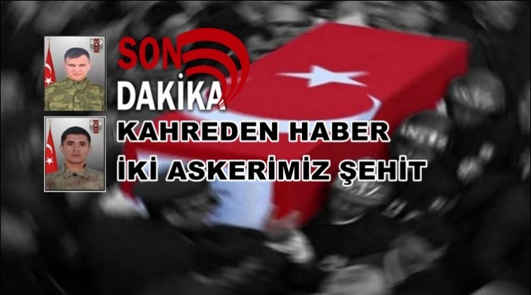 Hakkari'den kahreden haber: İki askerimiz şehit