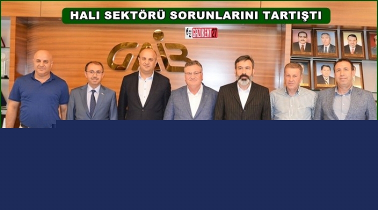 Halıcıların sorunları masaya yatırıldı