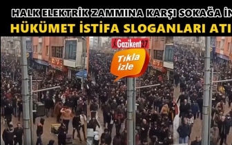 Halk,&nbsp;elektrik zammına karşı sokağa d&ouml;k&uuml;ld&uuml;!