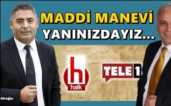 Halk TV: Maddi manevi TELE 1’in yanındayız...