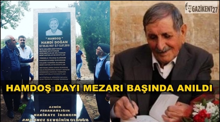 Hamdoş Dayı t&ouml;renle anıldı