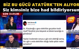 'Hanımefendi gibi davranın' dedi cevabını aldı!