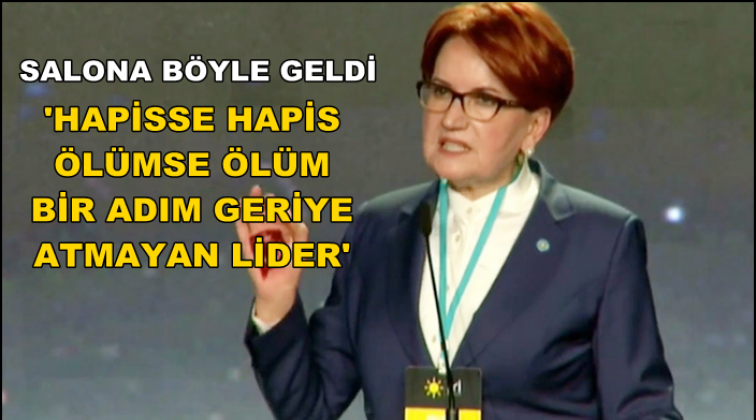 'Hapisse hapis &ouml;l&uuml;mse &ouml;l&uuml;m' sloganıyla &ccedil;ıktı