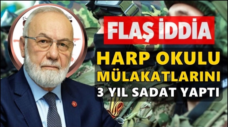 Harp okulları m&uuml;lakatını '3 yıl SADAT yaptı' iddiası!