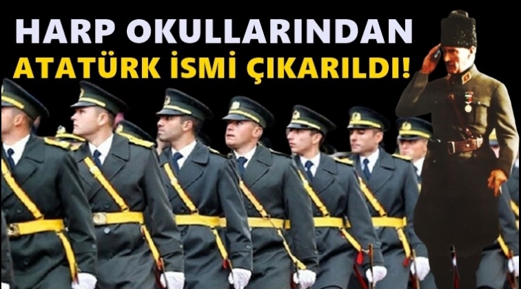 Harp Okulları&rsquo;ndan Atat&uuml;rk &ccedil;ıkarıldı!