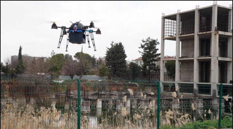 Haşerelere drone ile havadan m&uuml;dahale!