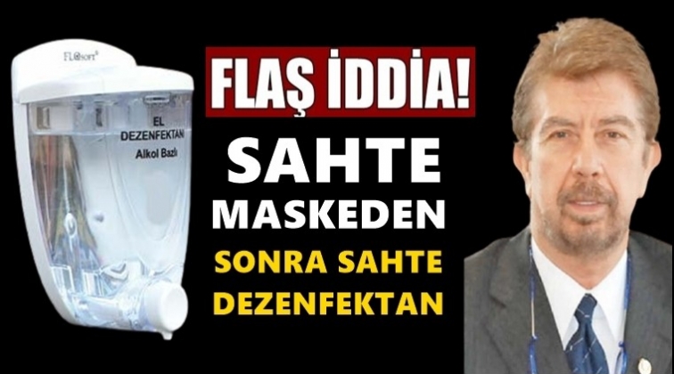 'Hastaneler sahte dezenfektan kullanıyor' iddiası