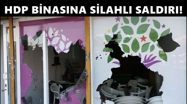 HDP il&ccedil;e binasına silahlı saldırı!..