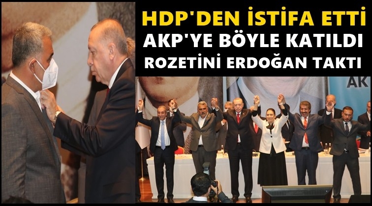 HDP’den istifa eden belediye başkanı AKP’ye katıldı!
