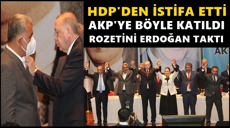 HDP&rsquo;den istifa eden belediye başkanı AKP&rsquo;ye katıldı!