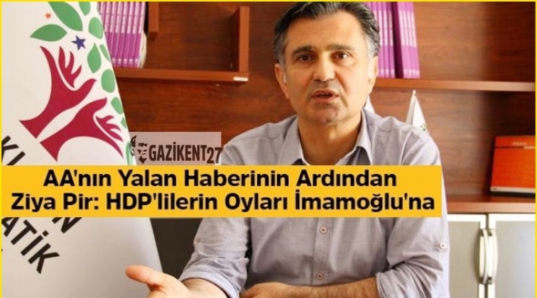 HDP'li Pir'den Öcalan haberine yalanlama