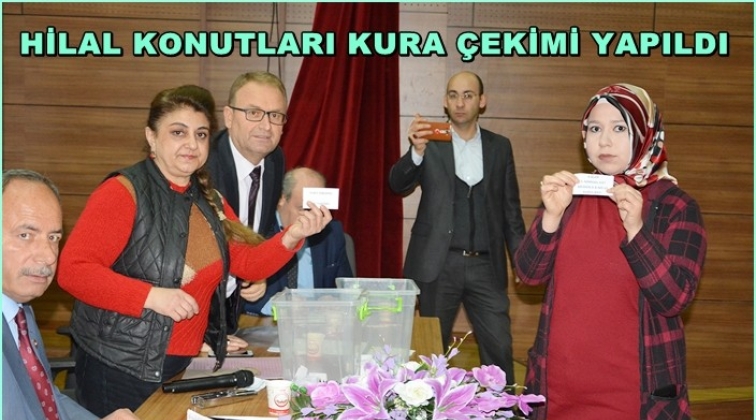 Hilal Konutları'nın kura &ccedil;ekimi yapıldı
