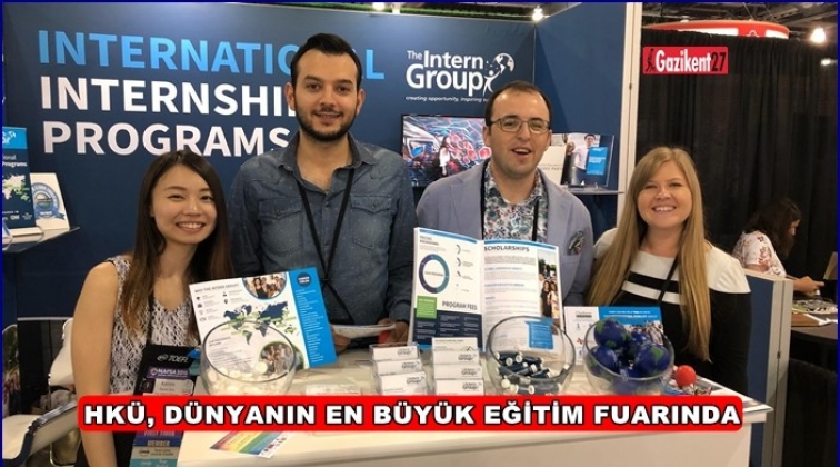 HKÜ, Amerika’da eğitim fuarına katıldı