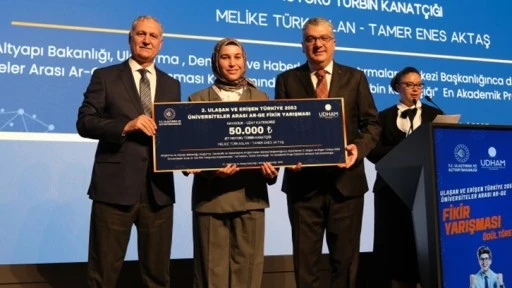 HKÜ öğrencisi ‘Jet Motoru’ projesiyle ödül kazandı