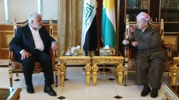 H&Uuml;DA PAR lideri Erbil'de Barzani ile g&ouml;r&uuml;şt&uuml;