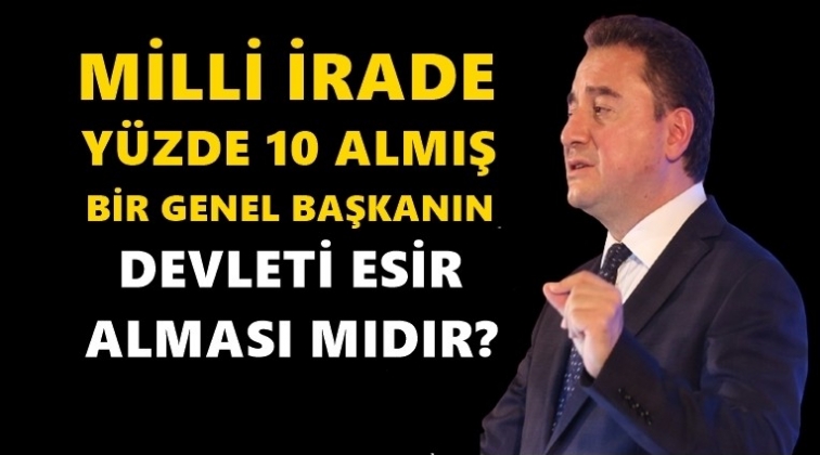 'H&uuml;k&ucirc;metin istikametini k&uuml;&ccedil;&uuml;k ortak belirliyor'