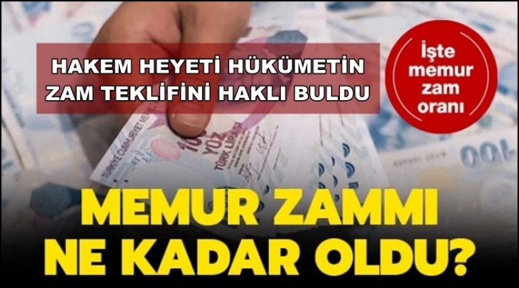 H&uuml;k&uuml;metin dediği oldu! İşte memur zammı...