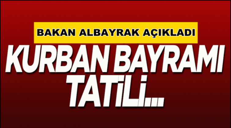 H&uuml;k&uuml;metten bayram tatili a&ccedil;ıklaması