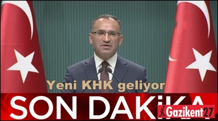 Hükümetten yeni KHK sinyali...