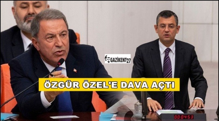 Hulusi Akar'dan &Ouml;zg&uuml;r &Ouml;zel'e dava