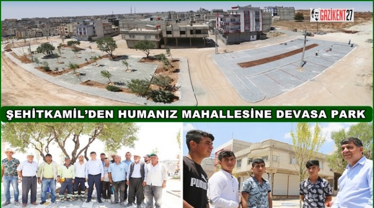 Humanız Mahallesine 5 bin metre park