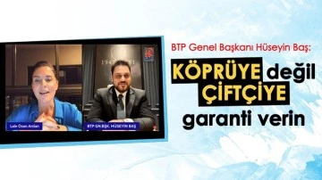 H&uuml;seyin Baş: K&ouml;pr&uuml;ye değil, &ccedil;ift&ccedil;iye alım garantisi...