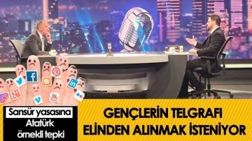 H&uuml;seyin Baş'tan Sans&uuml;r yasasına &lsquo;Atat&uuml;rk ve telgraf&rsquo; &ouml;rnekli tepki
