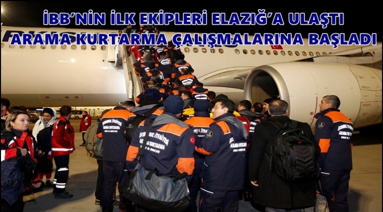 İBB Ekipleri Elazığ'da