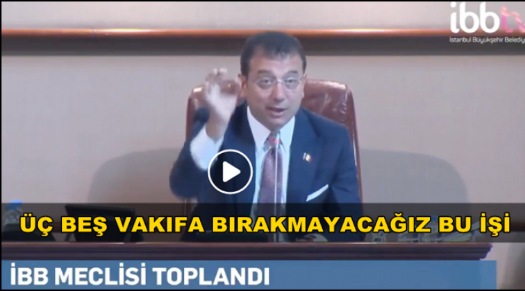 İBB Meclisi&rsquo;ne vakıf tartışması damga vurdu