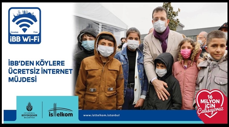 İBB'den k&ouml;ylere &uuml;cretsiz internet...