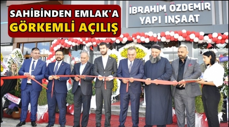 İbrahim &Ouml;zdemir Yapı İnşaat&rsquo;dan g&ouml;rkemli a&ccedil;ılış...