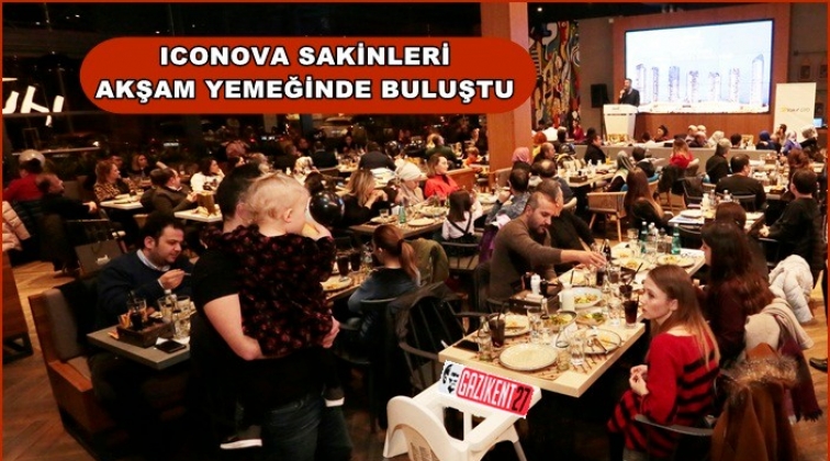 ICONOVA proje ortakları akşam yemeğinde buluştu