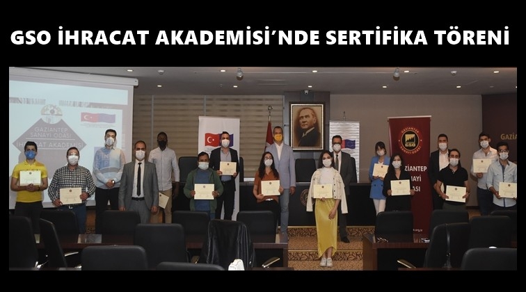İhracat Akademisi'nde sertifika t&ouml;reni...