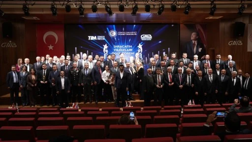 İhracatın yıldızları &ouml;d&uuml;llerine kavuştu...