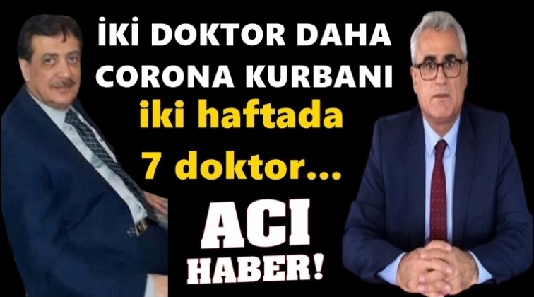 İki haftada 7 doktor hayatını kaybetti!