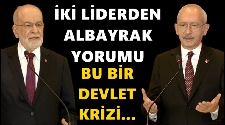 İki liderden istifa yorumu...