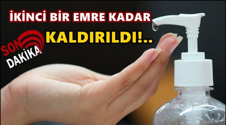 İkinci bir emre kadar kaldırıldı!