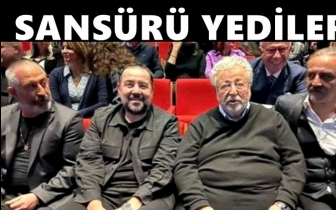 İlk defa aynı karedeydiler, sans&uuml;r&uuml; yediler!