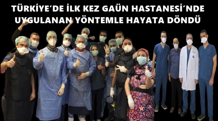 İlk kez uygulanan y&ouml;ntemle hayata d&ouml;nd&uuml;