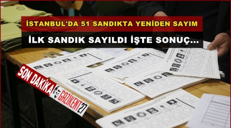 İlk sandık sayıldı, AKP’nin oyu azaldı