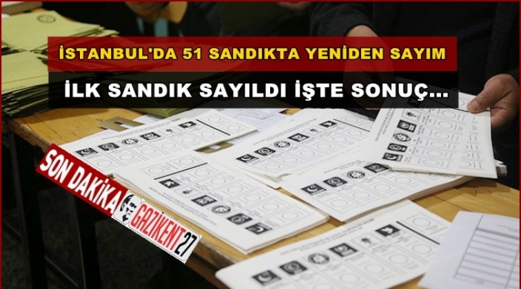 İlk sandık sayıldı, AKP&rsquo;nin oyu azaldı