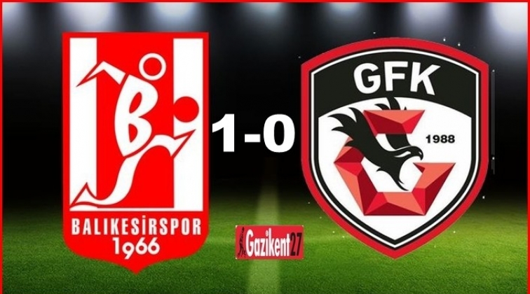 Balıkesirspor Baltok 1-0 Gazişehir Gaziantep