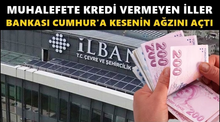 İller Bankası, 'Cumhur' i&ccedil;in kesenin ağzını a&ccedil;tı!