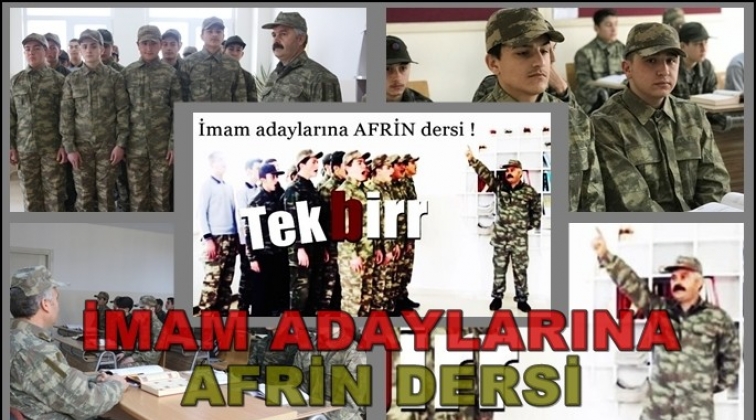 İmam Hatip Okulunda 'Tekbir'li Afrin dersi...