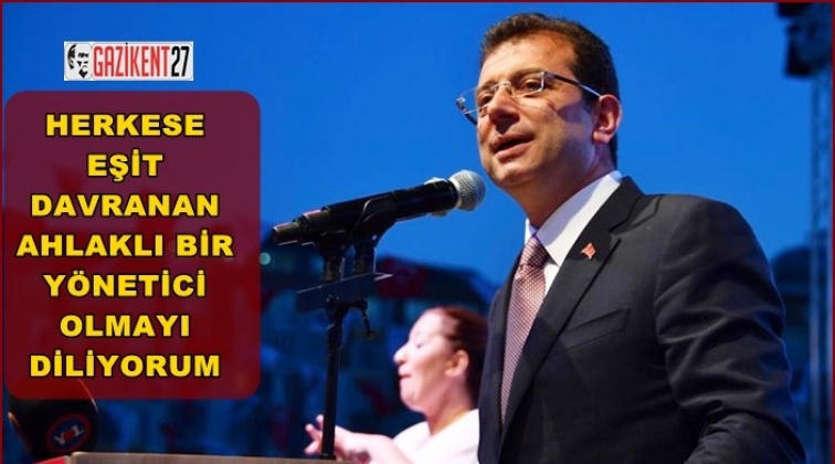 İmamoğlu, 15 bin kişiyle birlikte a&ccedil;tı