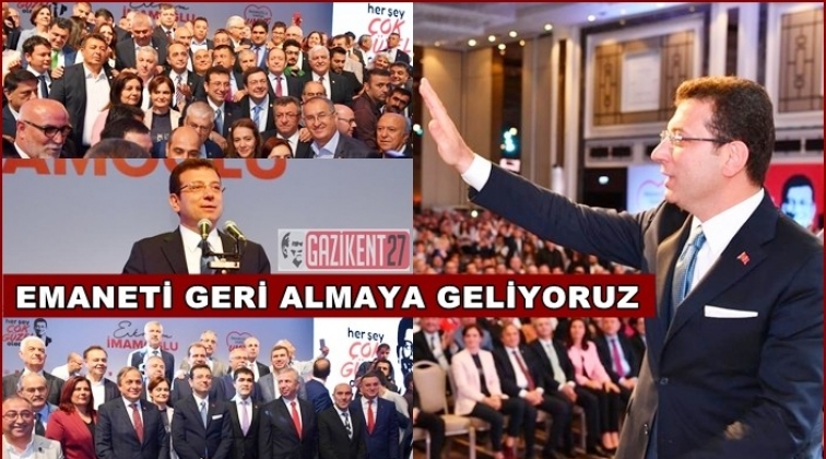 İmamoğlu: İstanbul'un israf d&uuml;zeni değişecek