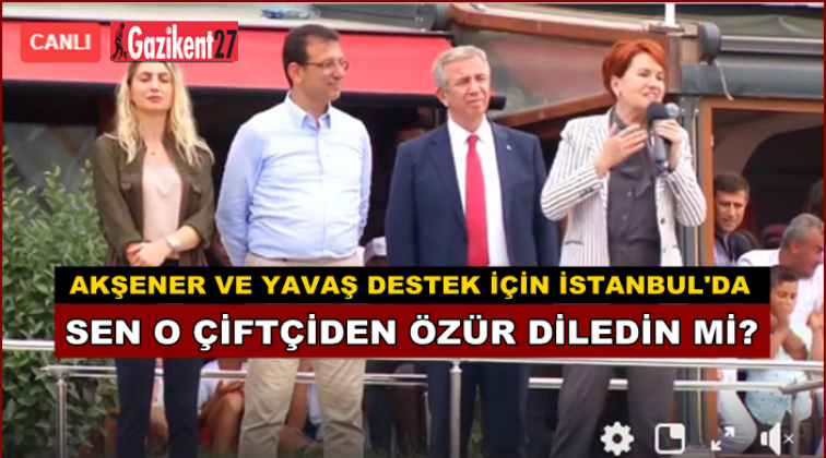 İmamoğlu, Akşener ve Yavaş Çatalca'da…