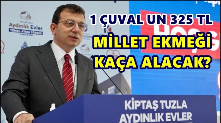 İmamoğlu: Bu millet ekmeği ka&ccedil;a alacak?